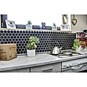 Mozaik pločica Hexagon Uni HX 090  (32,5 x 28,1 cm, Crne boje, Sjaj) | BAUHAUS