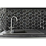 Mozaik pločica Hexagon HXM 60PL  (26,2 x 23 cm, Tamno-siva, Sjaj) | BAUHAUS