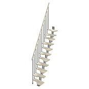 Scrigno Escalera principal Sailor (Blanco, Plata, Ancho: 61 cm, Recto, Altura de planta: 241 cm - 285 cm) | BAUHAUS