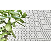 Mozaik pločica Knopf Uni 110N  (30,5 x 32 cm, Bijele boje, Mat) | BAUHAUS