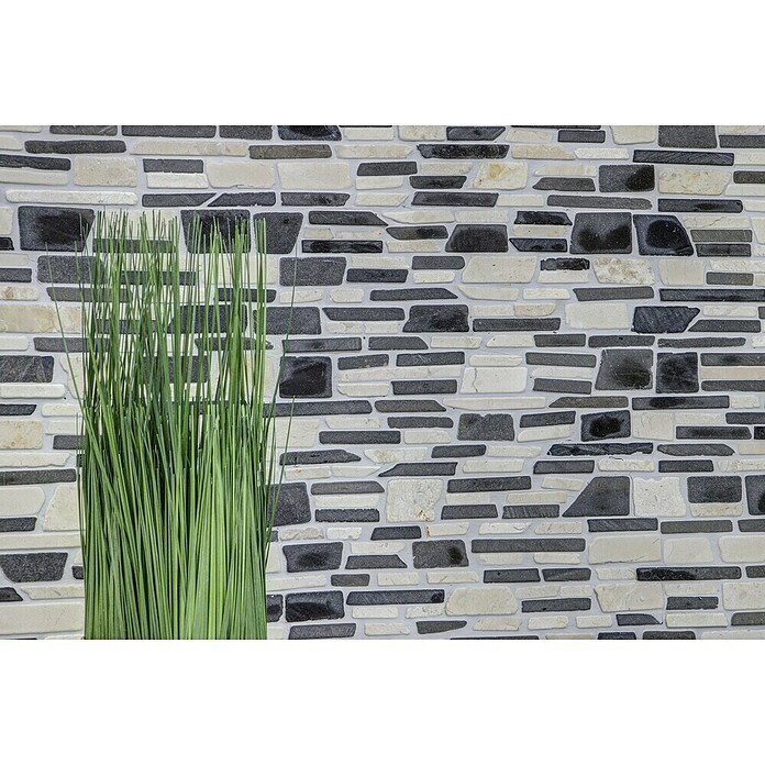 Mozaik pločica Mix MOS BRICK 205  (30,5 x 30,5 cm, Crne boje, Mat) | BAUHAUS