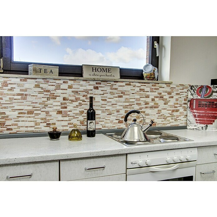 Mozaik pločica Mix MOS BRICK 225  (30,5 x 30,5 cm, Crveno-bijele boje, Mat) | BAUHAUS