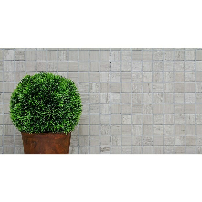Mozaik pločica Quadrat Uni MOS 32/2012  (30,5 x 30,5 cm, Sive boje, Mat) | BAUHAUS