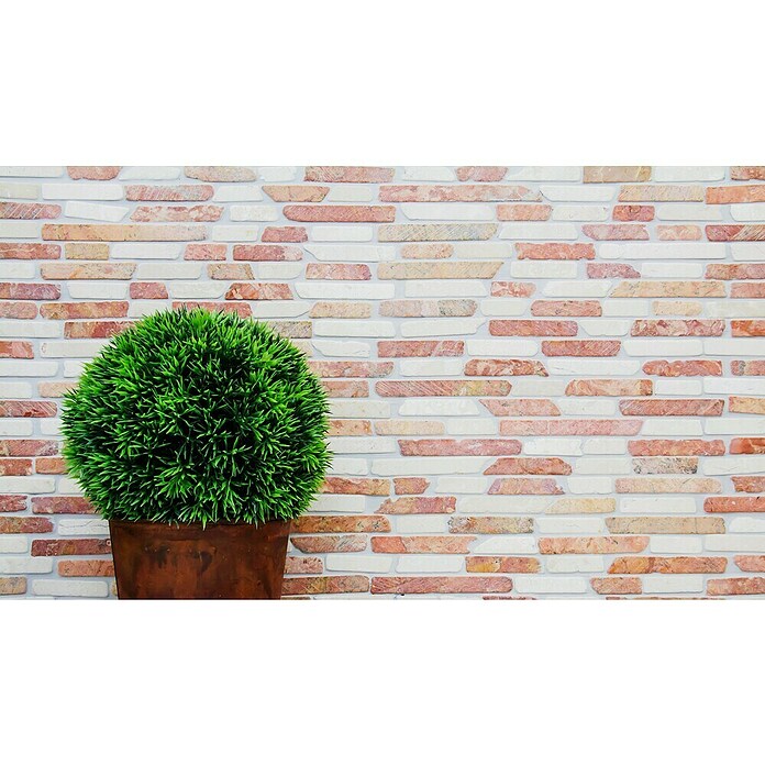 Mozaik pločica MOS BRICK 135  (30,5 x 30,5 cm, Crvena-bež, Mat) | BAUHAUS