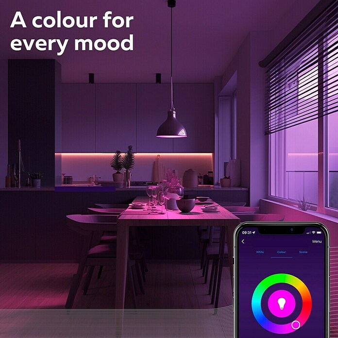 Calex Led-strip Smart (Lengte: 5 m, Lichtkleur: Meerkleurig, 1.200 lm, 12 V) | BAUHAUS