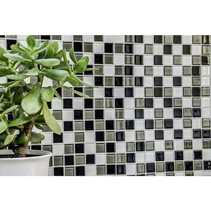Samoljepljiva mozaik pločica Quadrat Crystal Mix SAM 4CM30  (30 x 30 cm) | BAUHAUS