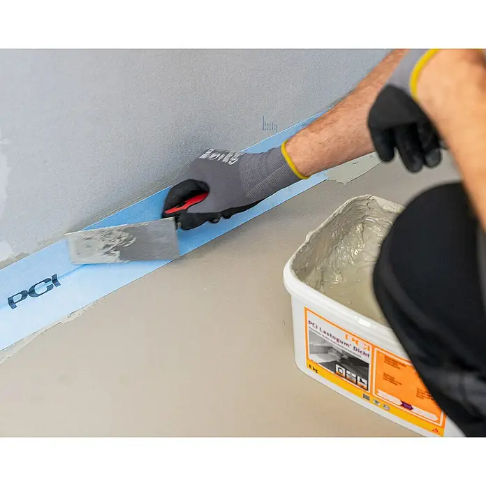 PCI Pecitape Dichtband 120 - 10 m x 12 cm - Abdichten mit PCI Lastogum Dicht, ideal für wasserdichte Übergänge und Anschlussfugen im Innenbereich. Für zuverlässigen Schutz vor Feuchtigkeit.