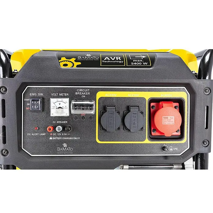Bamato Stromerzeuger BGE-5400 - Tankvolumen: 25 l, Verbrauch: 3 l/h