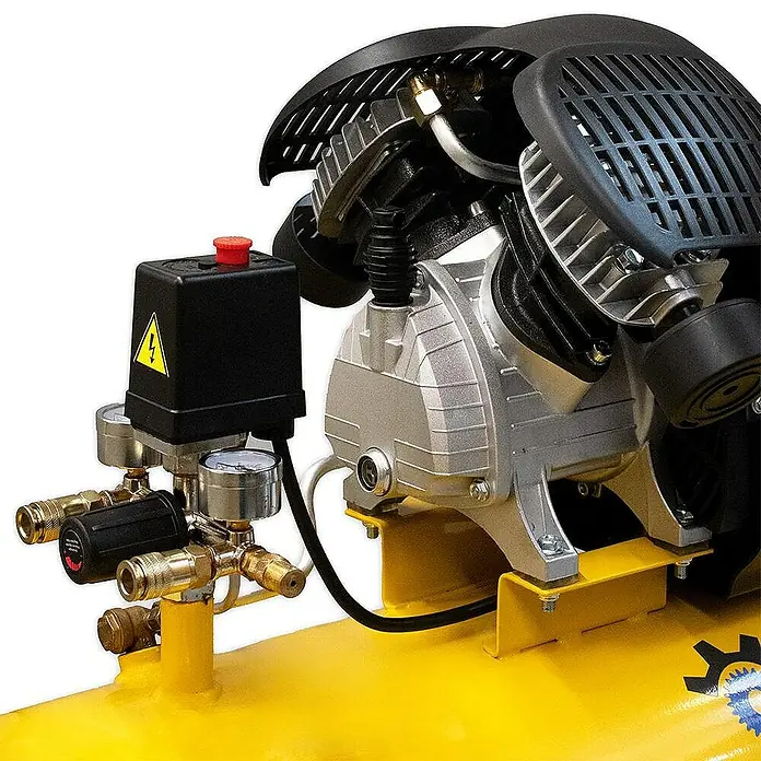 Bamato Kompressor BKO-100 - 2.200 W, Max. Druck: 10 bar, 100 l, Schmierung: Ölgeschmiert
