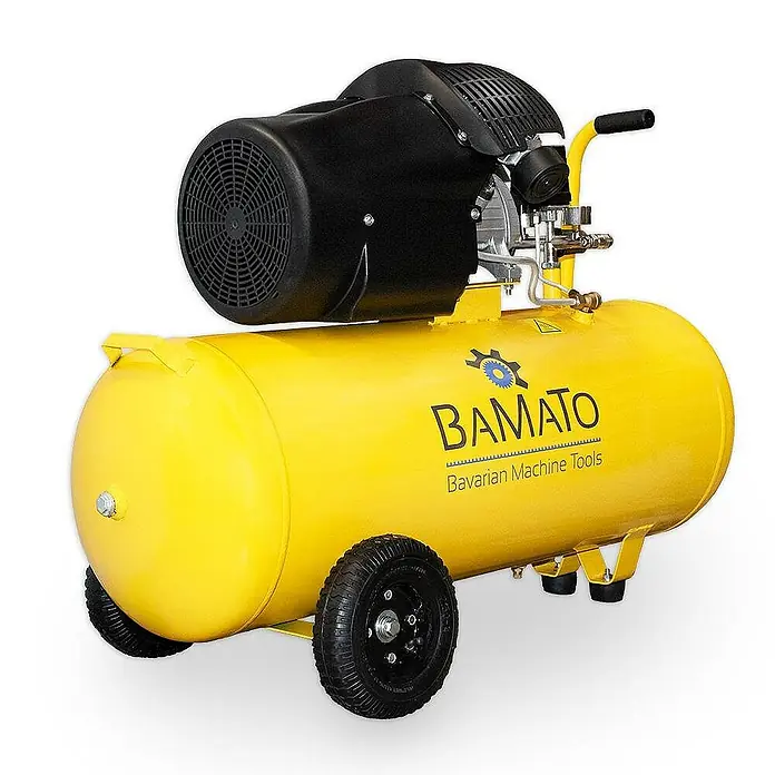Bamato Kompressor BKO-100 - 2.200 W, Max. Druck: 10 bar, 100 l, Schmierung: Ölgeschmiert