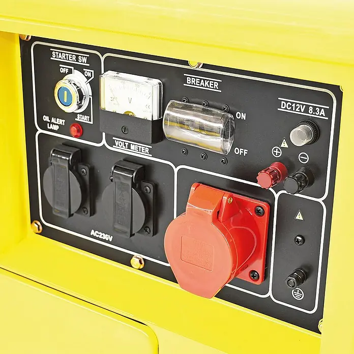 Bamato Stromerzeuger Diesel BGE-5000D - Tankvolumen: 16 l, Verbrauch: 2 l/h