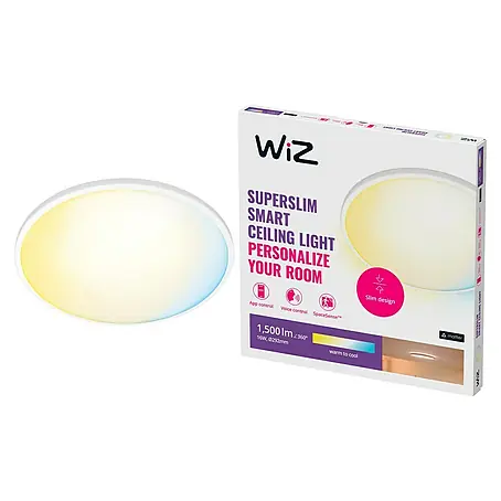 Philips Wiz LED-Deckenleuchte rund Tunable White SuperSlim