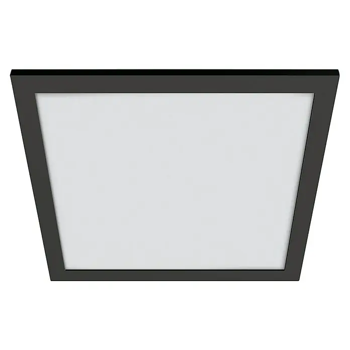 Philips Wiz LED-Panel Tunable White Slim Design - 12 W, L x B x H: 30 x 30 x 4,2 cm, Schwarz, Kaltweiß - Moderne Deckenleuchte mit schwarzem Rahmen und hellem Paneel für eine stilvolle und funktionale Beleuchtung in jedem Raum.