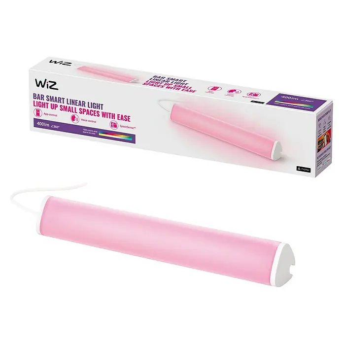 Philips Wiz LED-Balkenleuchte Lightbar - 6 W, Länge: 4,5 cm, RGBW - Wiz Bar Smart Linear Licht: Beleuchten Sie kleine Räume mühelos mit diesem intelligenten Licht.