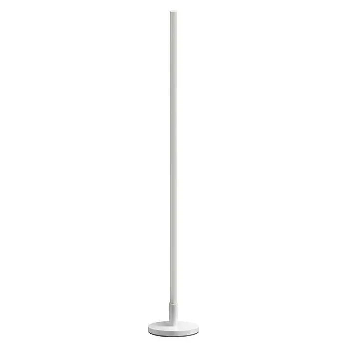 Philips Wiz LED-Stehleuchte Pole - 12 W, Höhe: 150 cm, Weiß, RGBW - Schlichte, moderne Stehlampe in Weiß. Das schlanke Design passt ideal in jeden Raum und sorgt für angenehmes Licht.