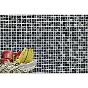 Mozaik pločica Quadrat Crystal Mix XIC 1099  (30 x 30 cm, Crne-srebrne boje, Sjaj) | BAUHAUS