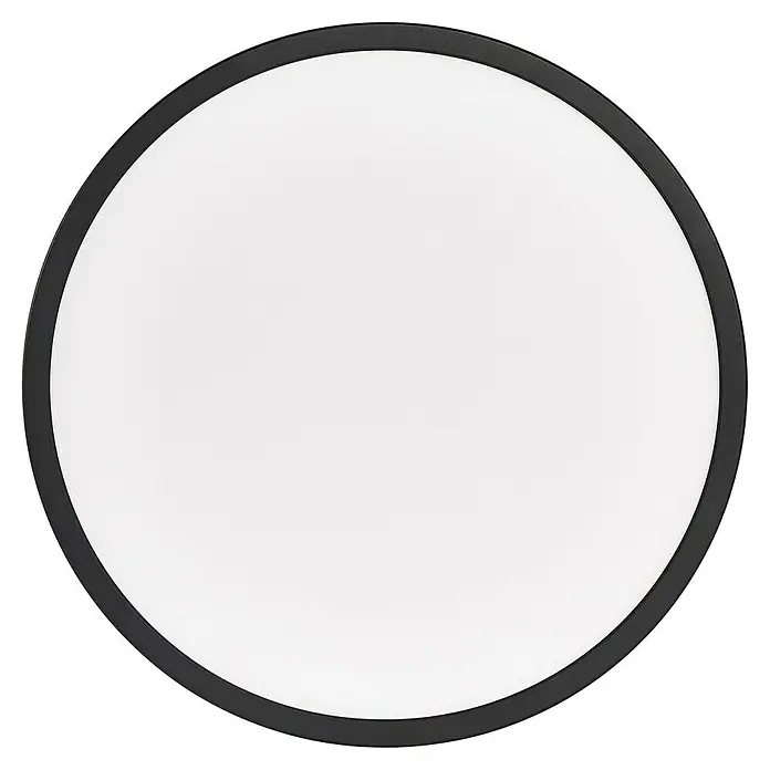 Osram Smart+ LED-Panel rund Ultra Slim - Ø x H: 40 x 2,7 cm, Schwarz, Neutralweiß - Runde Deckenleuchte mit schwarzem Rahmen und diffuser, weißer Abdeckung für eine gleichmäßige Ausleuchtung.