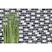 Mozaik pločica Brick XAM A431  (30,6 x 32,4 cm, Crne boje, Mat) | BAUHAUS