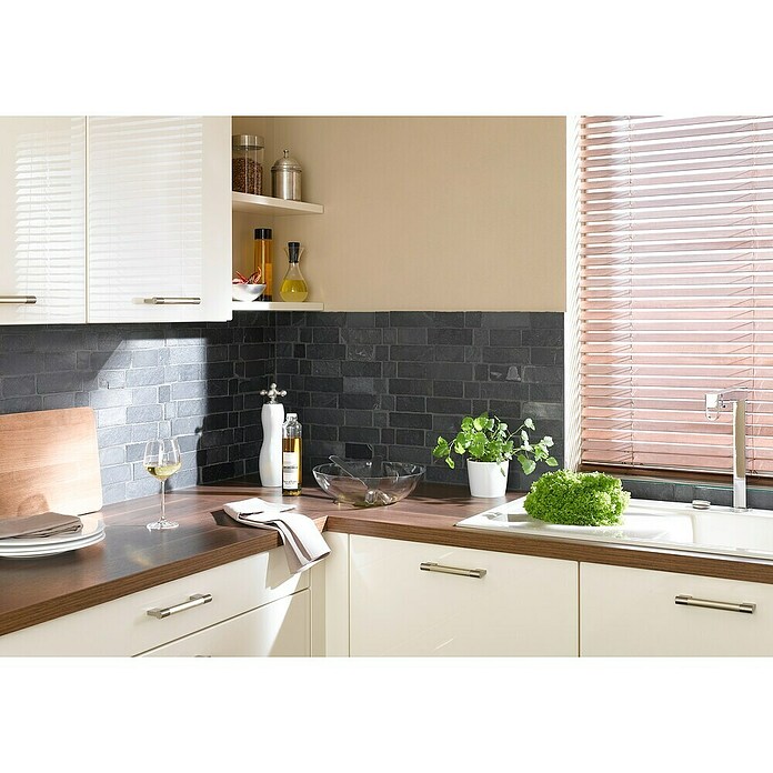 Mozaik pločica Brick Splitface XMS 547N  (30,5 x 30,5 cm, Crne boje, Mat) | BAUHAUS