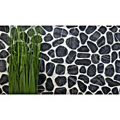 Mozaik pločica Kiesel XKS 402  (31,5 x 31,5 cm, Crne boje, Mat) | BAUHAUS