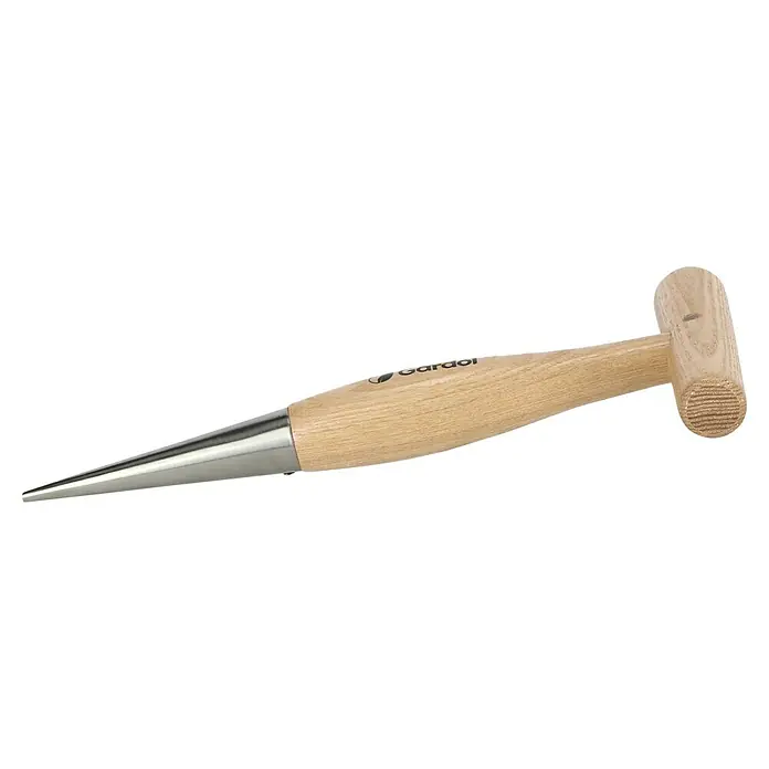 Gardol Pflanzholz - 29,5 cm - Gardol Pflanzholz mit einem Holzgriff und einem Metallpflanzer, ideal für das Pflanzen von Setzlingen und kleinen Pflanzen im Garten.