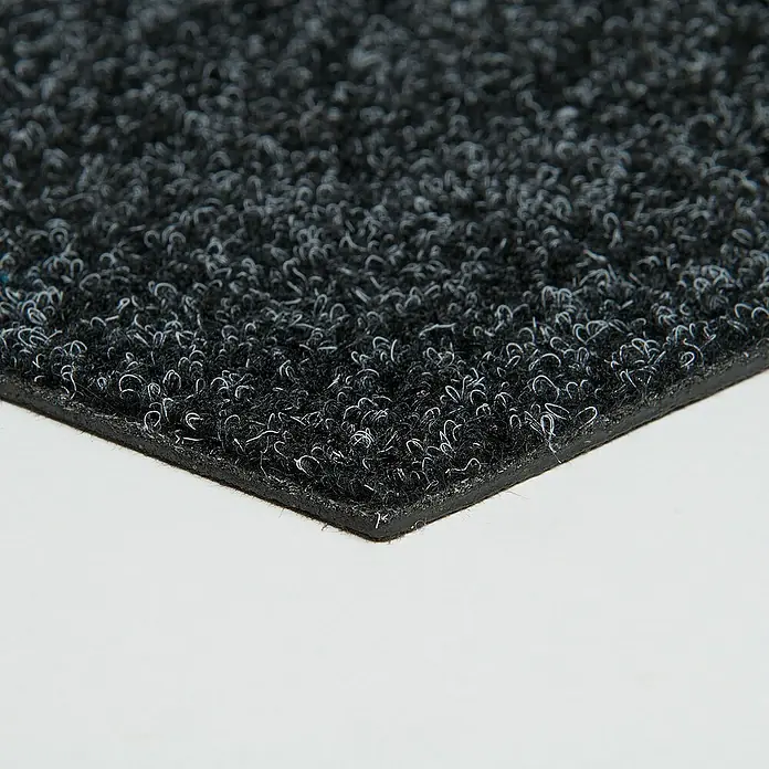Bricoflor Teppichfliese - Breite: 50 cm, Nadelfilz, Polypropylen, anthrazit
