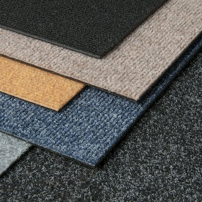 Bricoflor Teppichfliese - Breite: 50 cm, Nadelfilz, Polypropylen, anthrazit