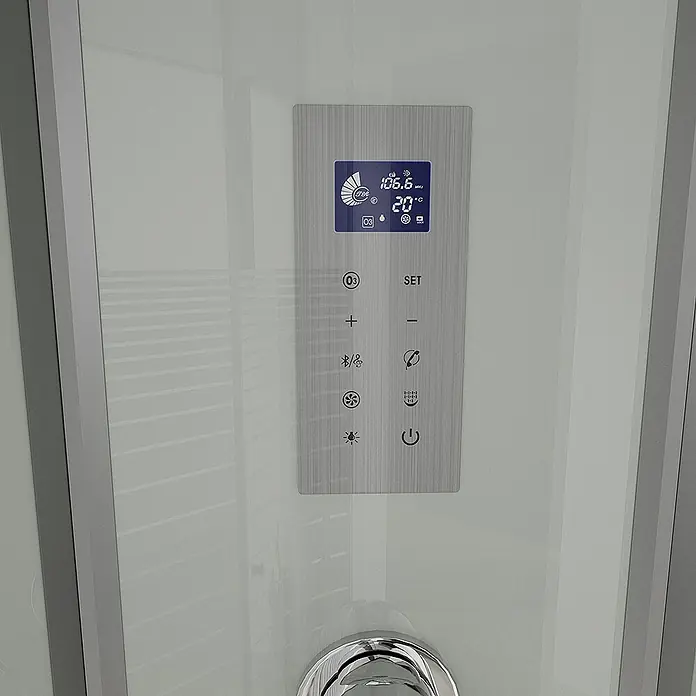 Home Deluxe Komplettdusche WHITE PEARL - Weiß