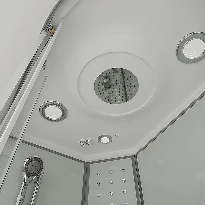 Home Deluxe Komplettdusche WHITE PEARL - Weiß