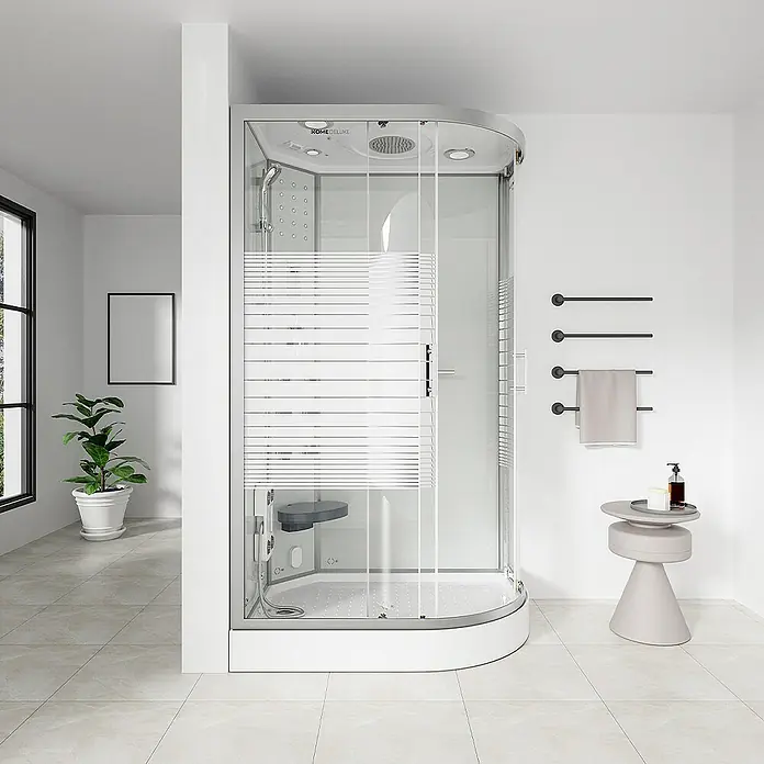 Home Deluxe Komplettdusche WHITE PEARL - Weiß