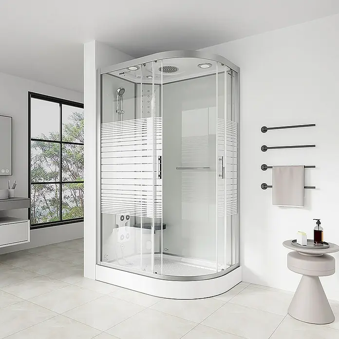 Home Deluxe Komplettdusche WHITE PEARL - Weiß