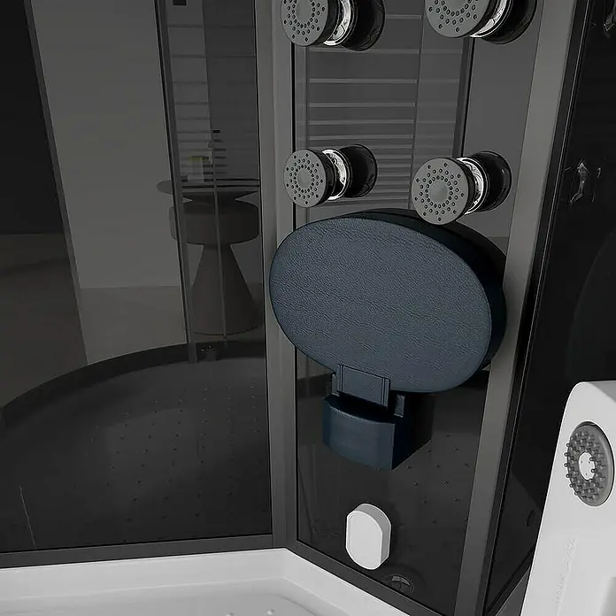 Home Deluxe Komplettdusche BLACK PEARL - Schwarz