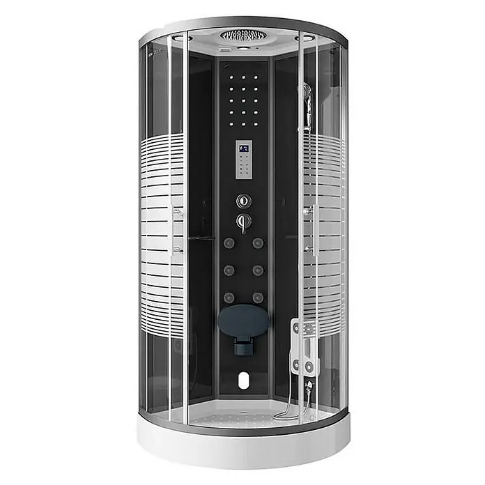 Home Deluxe Komplettdusche BLACK PEARL - Schwarz