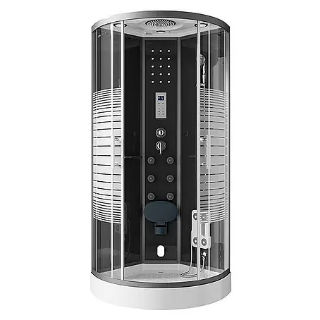 Home Deluxe  Komplettdusche BLACK PEARL