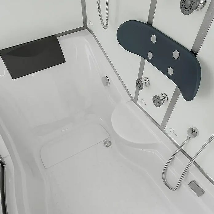 Home Deluxe Komplettdusche ALLIN 2IN1 - Weiß
