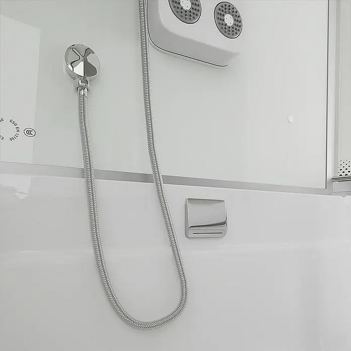Home Deluxe Komplettdusche ALLIN 2IN1 - Weiß