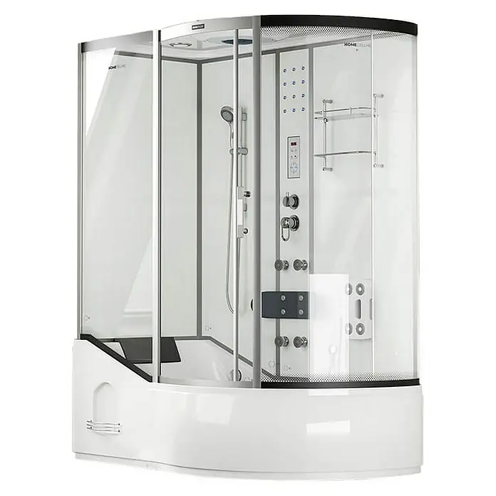 Home Deluxe Komplettdusche ALLIN 2IN1 - Weiß