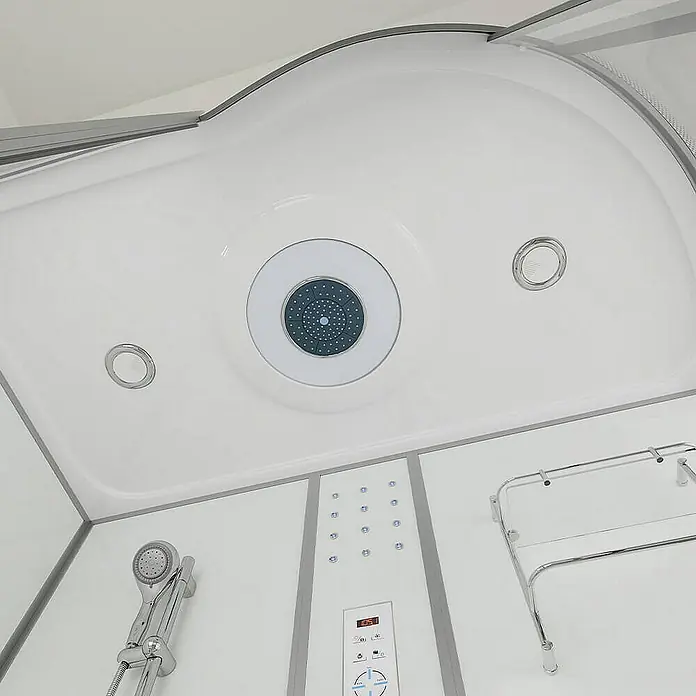 Home Deluxe Komplettdusche ALLIN 2IN1 - Weiß