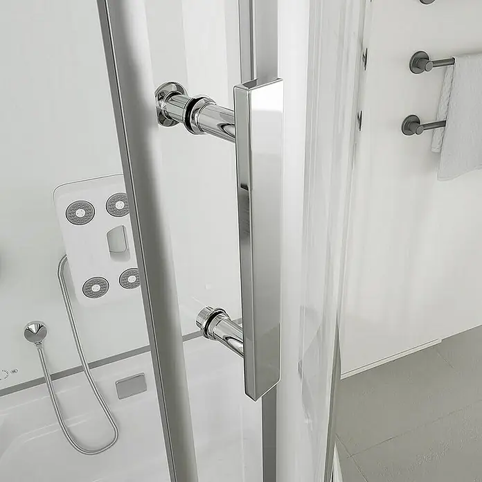 Home Deluxe Komplettdusche ALLIN 2IN1 - Weiß