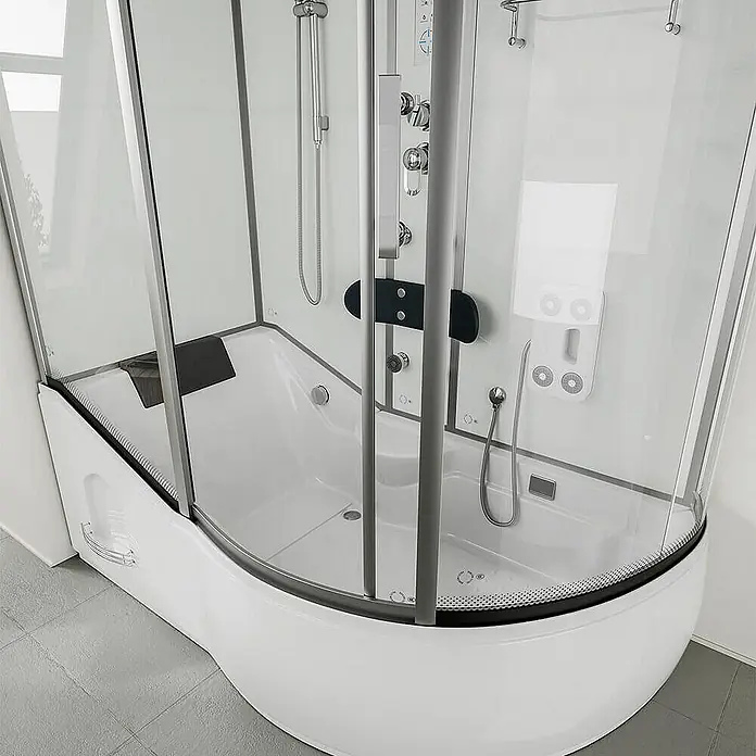 Home Deluxe Komplettdusche ALLIN 2IN1 - Weiß