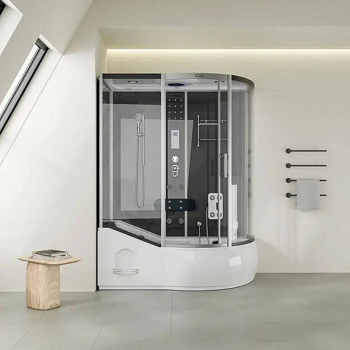 Home Deluxe Komplettdusche ALLIN 4IN1 - Schwarz