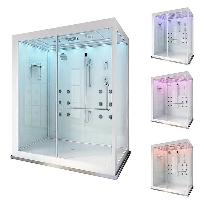 Home Deluxe Komplettdusche DESIGN XL - Weiß