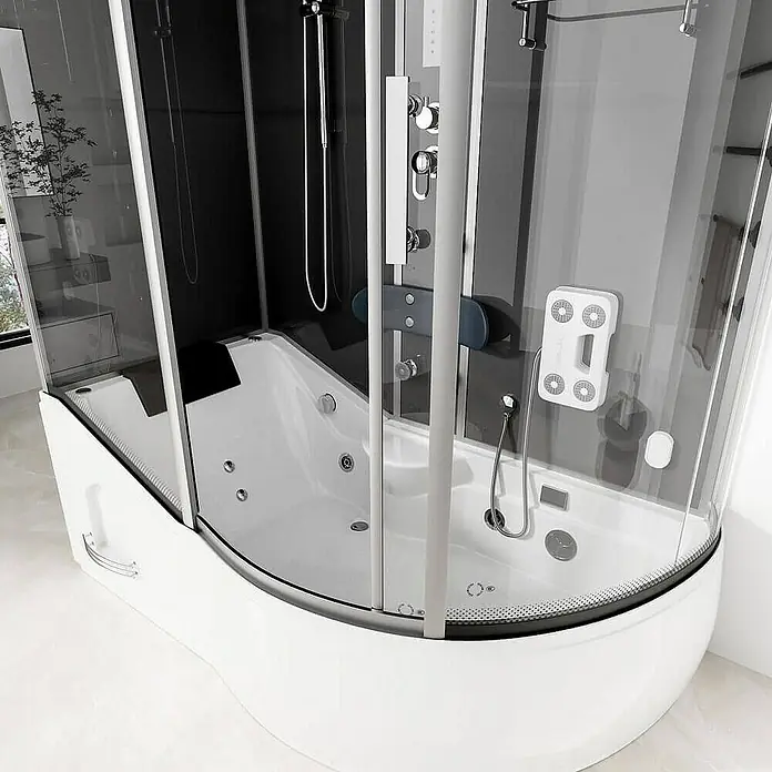 Home Deluxe Komplettdusche ALLIN 4IN1 - Schwarz