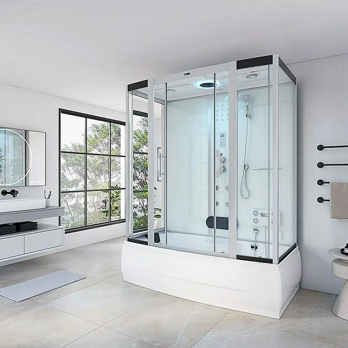 Home Deluxe Komplettdusche DIAMOND BIG - Weiß