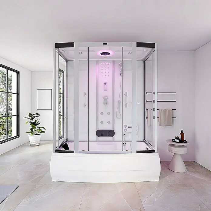 Home Deluxe Komplettdusche DIAMOND BIG - Weiß