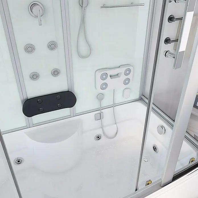 Home Deluxe Komplettdusche DIAMOND BIG - Weiß