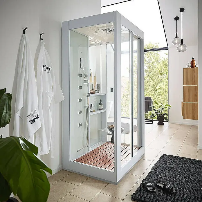 Home Deluxe Komplettdusche LUXORY XL - Weiß