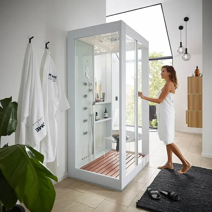 Home Deluxe Komplettdusche LUXORY XL - Weiß
