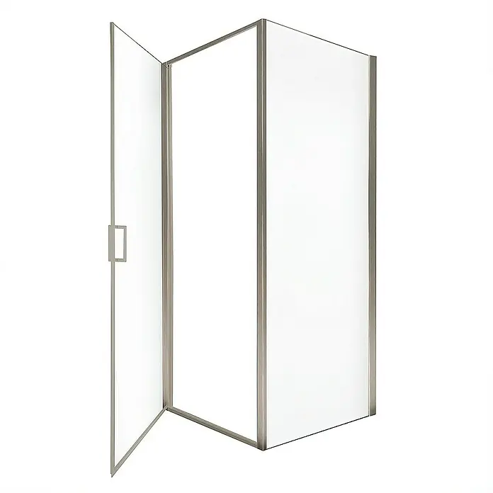 Home Deluxe Komplettdusche LIVIA - (L x B x H): 90 x 90 x 195 cm - 90 x 90 x 195 cm, Chrom