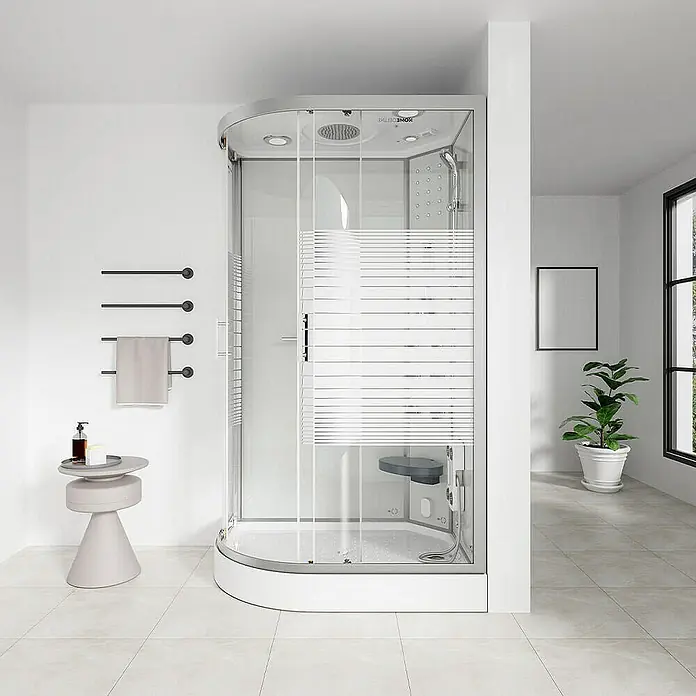Home Deluxe Komplettdusche WHITE PEAR - Weiß
